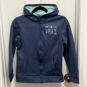 The North Face Girl Blue Hoodie